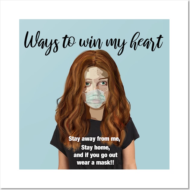 Ways to win my heart Wall Art by Lynndarakos